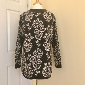 Hand knit Tunic Sweater